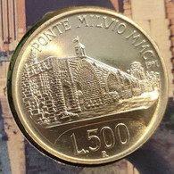 ITALIA 1991 2100 ANNI DELL'EDIFICAZIONE DI PONTE MILVIO LIRE 500 - Herdenking