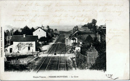 87. HAUTE-VIENNE - PIERRE-BUFFIERE. La Gare. - Pierre Buffiere