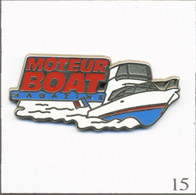 Pin's Média - Presse Ecrite / Magazine “Motor Boat Magazine“. Estampillé AMC. Zamac. T823-15 - Médias