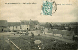 St Georges Sur Eure * 1906 * La Ferme De La Motte * Scène Agricole Agriculture - Autres & Non Classés