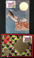 MACAU 1996 ZODIAC YEAR OF THE RAT MAX CARDS X 2 - Maximumkarten