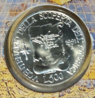 ITALIA 1991 V° CENTENARIO DELLA SCOPERTA DELL'AMERICA EMISSIONE 3 LIRE 500 - Commémoratives