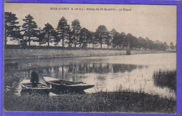 Carte Postale 78. Bois-d'Arcy  Etang De St-Quentin  La Digue Très Beau Plan - Bois D'Arcy