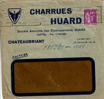 1931 - Enveloppe à Entête Des CHARRUES HUARD à Chateaubriand - Agricoltura