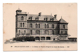 Carte Postale Ancienne - Non Circulé - Dép . 56 - BELLE ILE EN MER - Château De PANHOET - Belle Ile En Mer