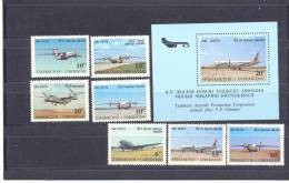 1995. Uzbekistan, Airplanes, 7v + S/s, Mint/** - Ouzbékistan