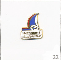 Pin's Sport - Yachting / Tour Du Monde à La Voile - Sponsor Cigarettes Rothmans. Non Estampillé. EGF. T828-22 - Bateaux