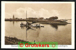 GORINCHEM Vluchthaven Met Marineschepen Ca 1925 - Gorinchem