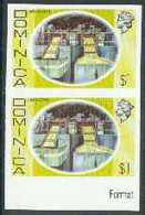 Dominica 1975 Lime Factory $1imperforate Pair U/M, As SG 504 - Dominica (1978-...)