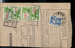 Doc.  Avec Obl Sur Timbre Taxe De LIEGE - 3 -  ( DOUANES ) 20/04/43 - Correo Rural