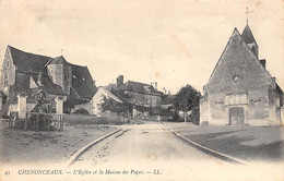 Chenonceaux        37       L' Eglise Et La Maison Des Pages   N° 43  (voir Scan) - Chenonceaux