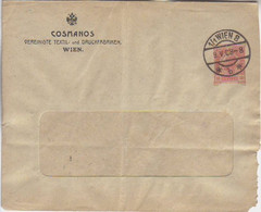 AUSTRIA. 1908/Wien, Cosmandos/window PS Envelope. - Covers & Documents