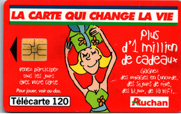 16942 - Frankreich - Auchan , La Carte Qui Change La Vie - 1999