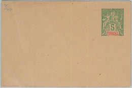 74730 - DAHOMEY  - POSTAL HISTORY -  Postal Stationery Cover H & G #  4 - Lettres & Documents