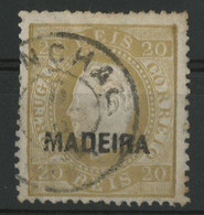 MADERE / MADEIRA N° 8 Cote 130 € Obl. "FUNCHAL" (voir Description). - Madère