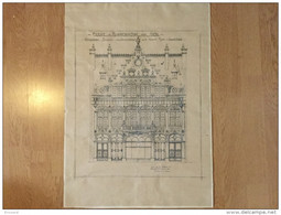 ARMENTIERES - Projet De Reconstruction D\'un Hotel 1922 - Architecture Renaissance Flamande - Tromon Et Rasson - Architecture