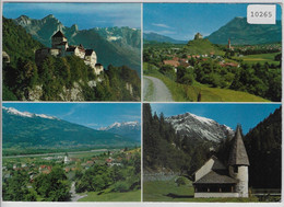 FL Schloss Vaduz, Balzers, Schloss Gutenberg, Triesen, Kirchlein Im Steg - Liechtenstein