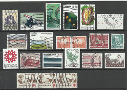 DENMARK Dänemark Small Lot Of Used Stamps - Collections