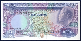 SAO SAN TOME AND PRINCIPE 1000 DOBRAS P-62 REI AMADOR BANANAS COCOA HARVEST 1989 UNC - Sao Tome And Principe