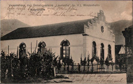 ! [68] Cpa, Winzenheim, Wintzenheim, 1914, Vereinshaus Des Gesangvereins - Wintzenheim