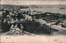 ! 1910 Ansichtskarte Aus Beirut, Beyrout, Libanon, Orientfahrt Der Hamburg Amerika Linie, Deutsche Post - Líbano
