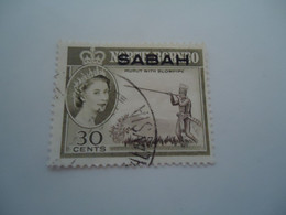 SABAH  USED STAMPS OVERPRINT  MEN - Sabah