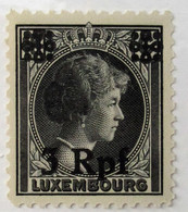 Großherzogin Charlotte 10c Bedruckt 3Rpf  1944 - 1944 Charlotte De Profil à Droite