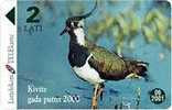 LATVIA LAPWING - BIRD OF THE YEAR 2000 - Lettonia