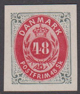 1870. DANMARK. Bi-coloured Skilling. Reprint Of Essays.__ 48 Skilling.  (Michel 21IB) - JF424351 - Ensayos & Reimpresiones