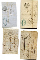 PARIS 4 LAC De 1852 Avec Cachet Taxe à 25C Pothion N°2513 - 1849-1876: Klassieke Periode