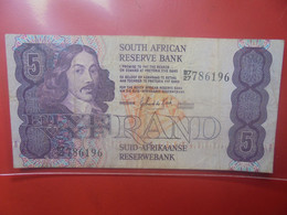 AFRIQUE Du SUD 5 RAND 1978-1994 Circuler (B.24) - Afrique Du Sud