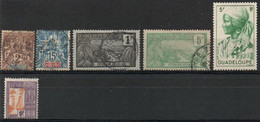 Lot De 6 Timbres De Guadeloupe - Collections (sans Albums)