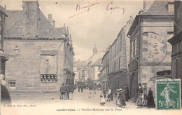 29-LANDERNEAU- VIEILLES MAISONS SUR LE PONT - Landerneau