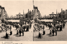 Cherbourg * La Place D'armes Le 14 Juillet * Fête - Cherbourg