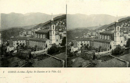 Sartène * Vue Du Village Et église St Damien * La Ville * Corse Du Sud 2A - Sartene