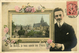 Blois * Souvenir De La Commune * Je Vous Envoie Ces Fleurs - Blois