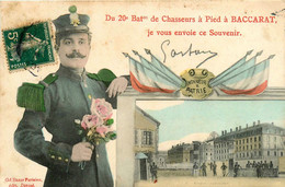 Baccarat * Souvenir Du 20ème Bataillon De Chasseurs à Pied * Militaria Militaires - Baccarat