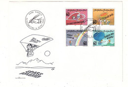 Liechtenstein - Lettre De 1995 - Oblit Vaduz - Montgolfières - Faciale 2,40 FS - Storia Postale