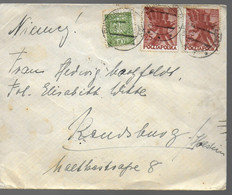 POLOGNE  Lettre 1932 - Maschinenstempel (EMA)