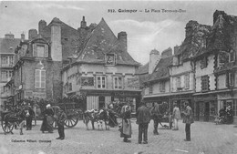 29-QUIMPER- LA PLACE TERRE-AU-DUC - Quimper