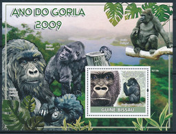 NB - [401053]TB//**/Mnh-Guinée-Bissau 2009 - Année Du Gorille, Singes, Nature - Gorilas