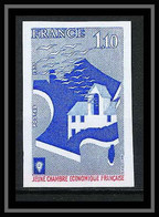 France N°1942 Jeune Chambre économique Française (carte De France Map) Non Dentelé ** MNH (Imperf) - No Dentado