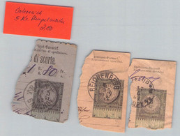 ÖSTERREICH - 5 KREUZER STEMPELMARKE /QE 254 - Revenue Stamps