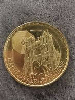 MEDAILLE TOURISTIQUE 2017 / CATHEDRALE D'AMIENS / MONNAIE DE PARIS / CENTRE DES MONUMENTS NATIONAUX - 2017