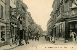 Vernon * Rue Carnot * Librairie Cartes Postales Papetie Journaux * Commerces Magasins - Vernon