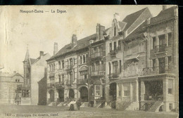 CP (Nieuport-Bains: La Digue ) Obl. NIEUPORT-BAINS  1907 - Rural Post
