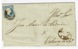 Portugal, 1857, # 12, Viana Do Castelo-Valença - Lettres & Documents