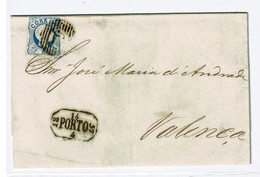 Portugal, 1857, # 12, Porto-Valença - Cartas & Documentos