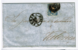 Portugal, 1855, # 6, Porto-Valença - Covers & Documents