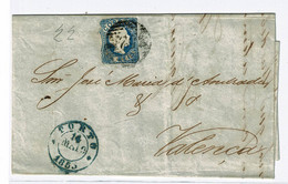 Portugal, 1855, # 6, Porto-Valença - Covers & Documents